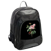 Rose Flower Backpack, Vintage Floral Backpack, Botanical Backpack, Pink Rose Art Print Backpack, Gift for Flower Lovers, Trendy Backpack - Tawshia